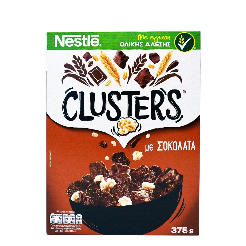 CLUSTERS 375γρ ΟΛΙΚΗΣ ΑΛΕΣΗΣ ΜΕ CHOCOLATE
