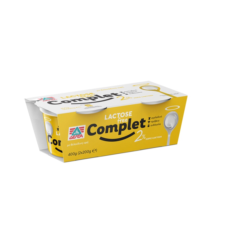 COMPLETE 2x200γρ LACTOSE FREE 2% ΕΠΙΔΟΡΠΙΟ ΓΙΑΟΥΡΤ
