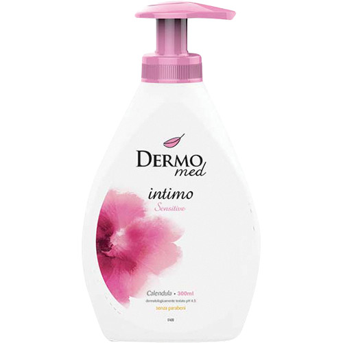 DERMOMED 300ml ΑΝΤΛΙΑ INTIMATE WASH ΡΟΖ