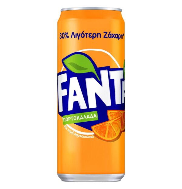 FANTA 330ml ΠΟΡΤΟΚΑΛΑΔΑ sleek