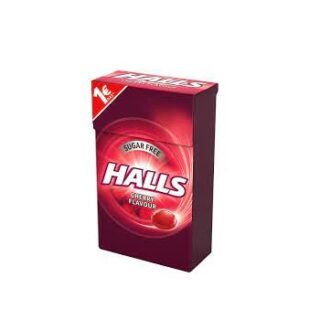 HALLS CHERRY SUGAR FREE 28γρ
