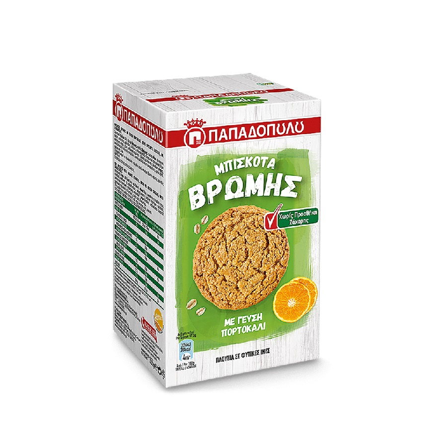 NUTRIES ΜΠΙΣΚΟΤΑ ΒΡΩΜΗkΠΟΡΤΟΚΑΛΙ ΧΩΡΙΣ ΖΑΧΑΡΗ